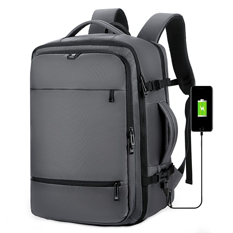 Backpack men's large-capacity backpack middle school student school bag female leisure travel bag business computer bag custom logo