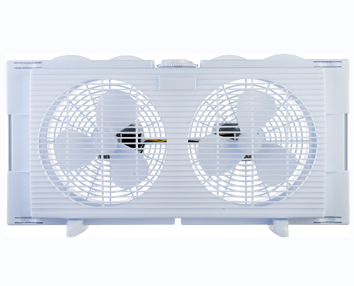 7-inch window sash, two-speed fan, reversible airflow control, energy-saving ventilation