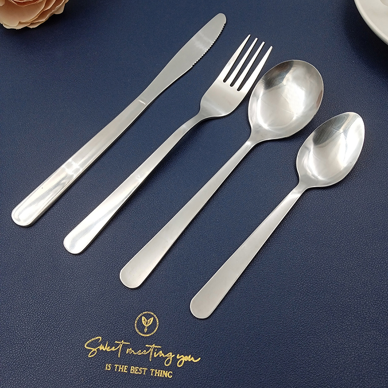 24 pieces stainless steel cutlery for hotel