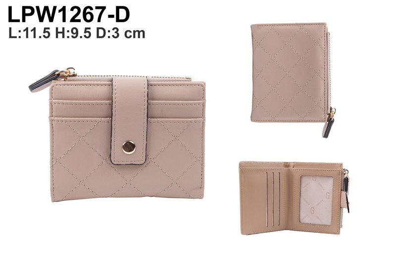 Ladies new fashion coin purse card slot wallet