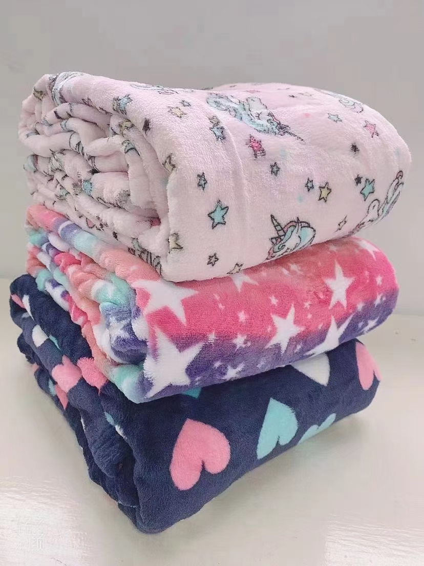 Kids Print Coral fleece Blanket
