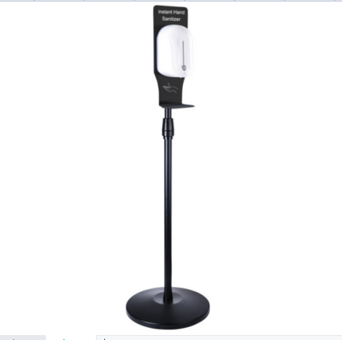 1100ml Movable Automatic Sensor Hand Gel Soap Sanitizer Dispenser Stand