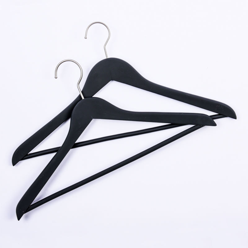natural lotus wood black top hanger