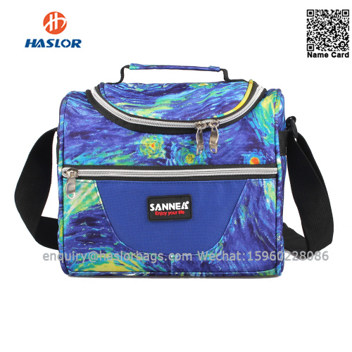 #01A Lunch Box Insulated Lunch Bag Large Cooler Tote Bag for Adult Men Women Kid Double Deck Cooler for Office School Picnic