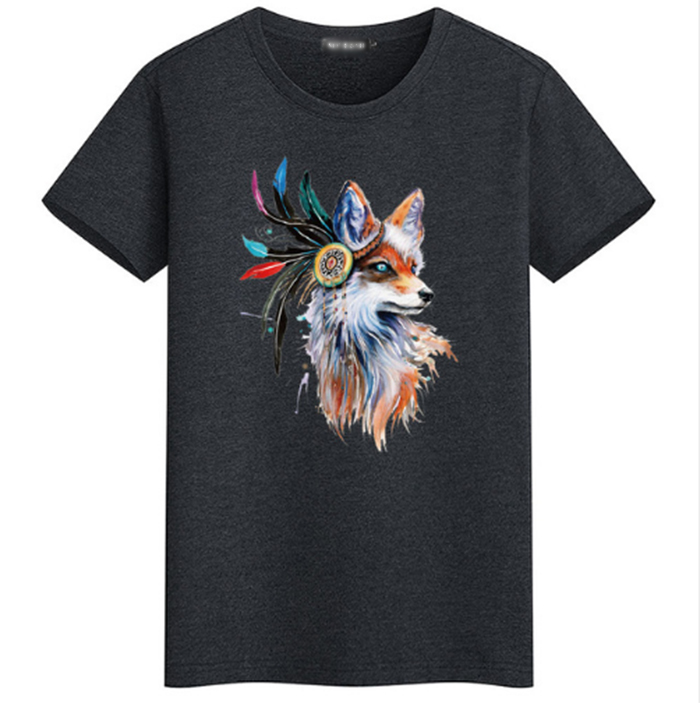 men's Short Sleeve v Neck T-shirt printing
