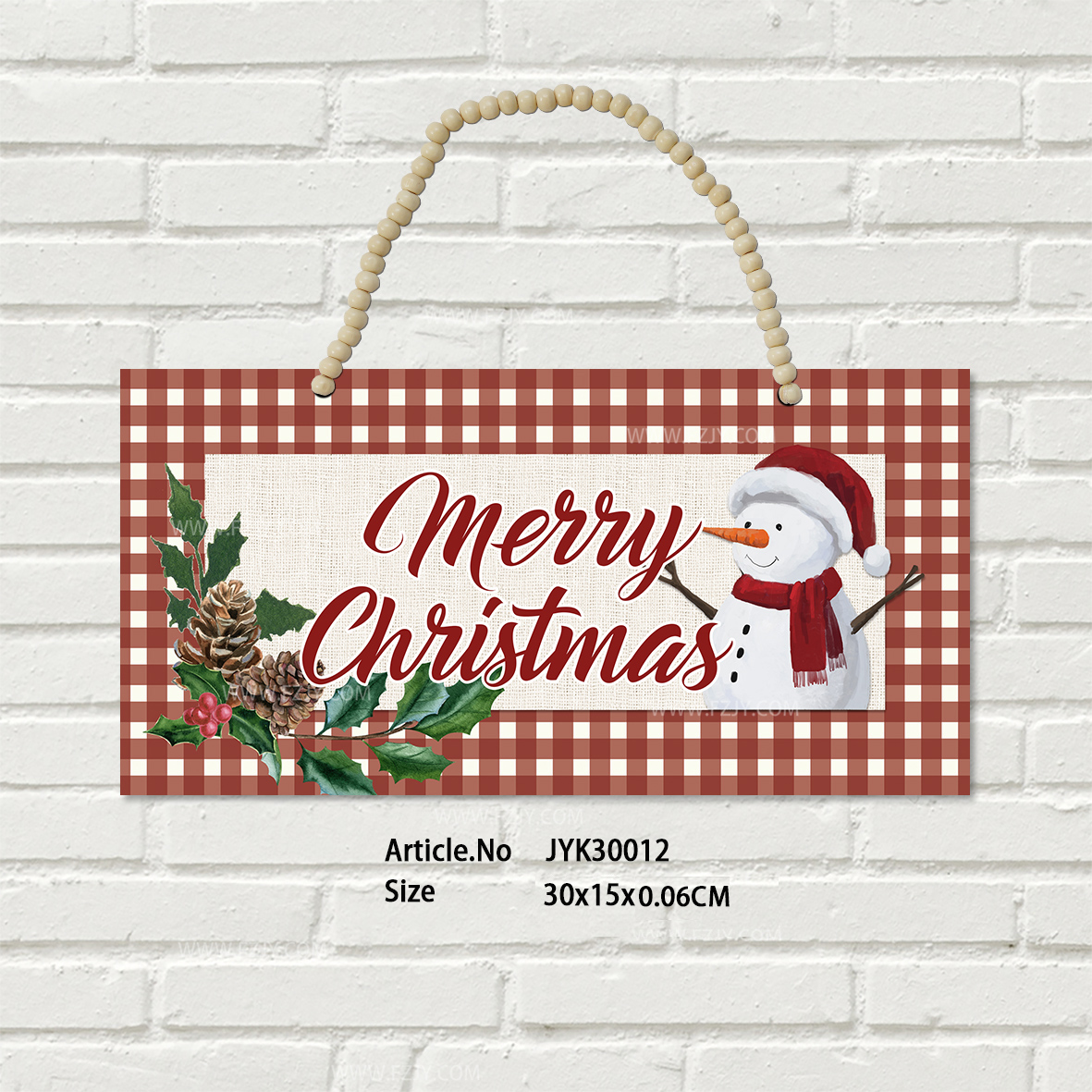 Xmas metal printing wall decor