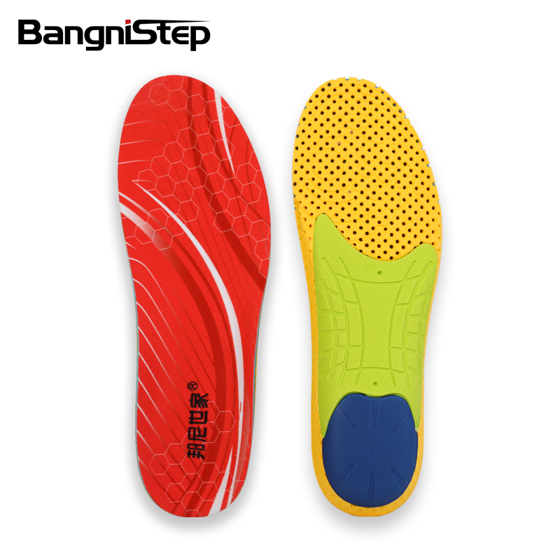 Bangni Shoe Insert Soft PU Honeycomb Running Insoles Basketball Shoe Sport Insoles