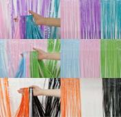 Party fringe foil curtain
