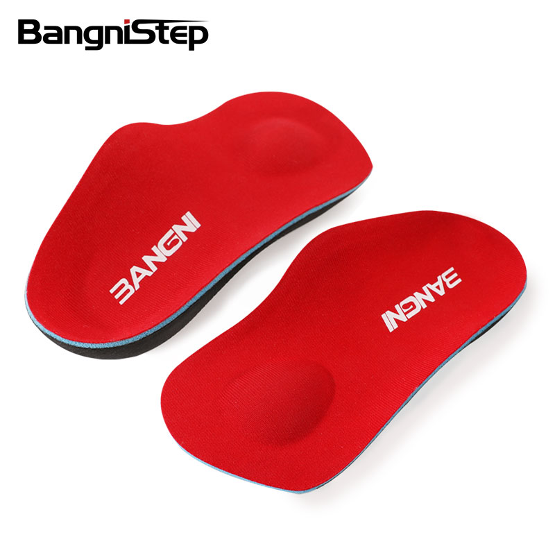 3angni Orthotic Arch Support Shoe inserts Cork Orthopedic Half Insoles 3/4 Insole for Serious Flat Feet 107A