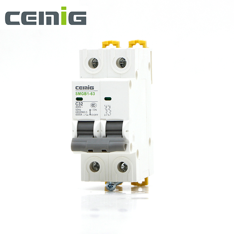 CEMIG SMGB1-63 Series Miniature Circuit Breaker MCB 16-63A for Circuit Overload/Short Circuit Protection