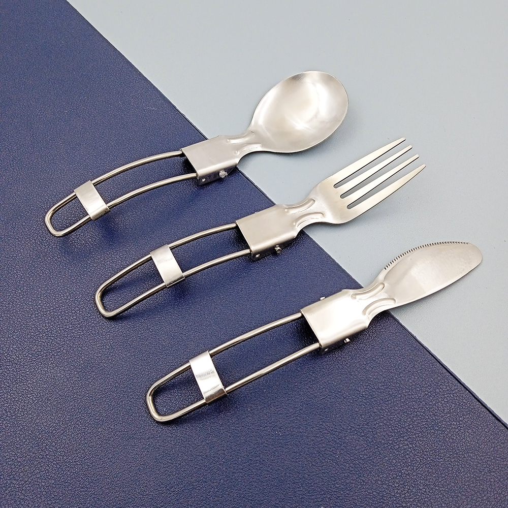 OF100 Portable stainless steel cutlery set for travel camping