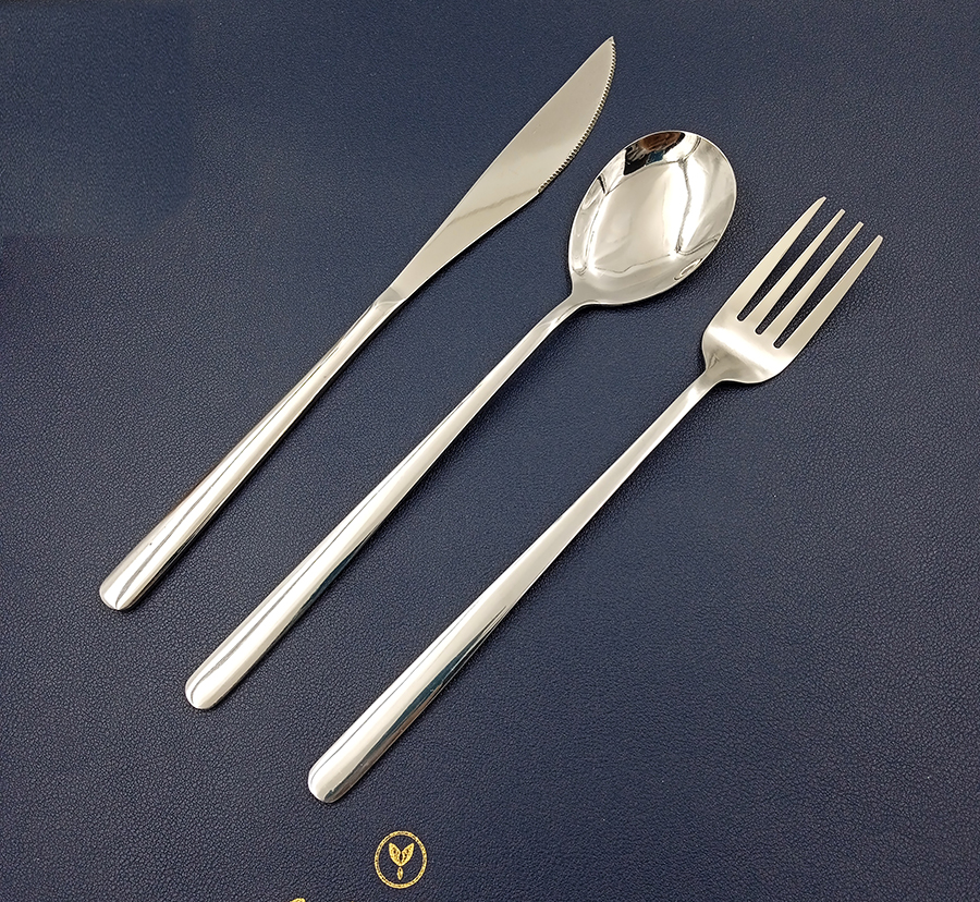 Korea style Stainless steel cutlery knife fork spoon