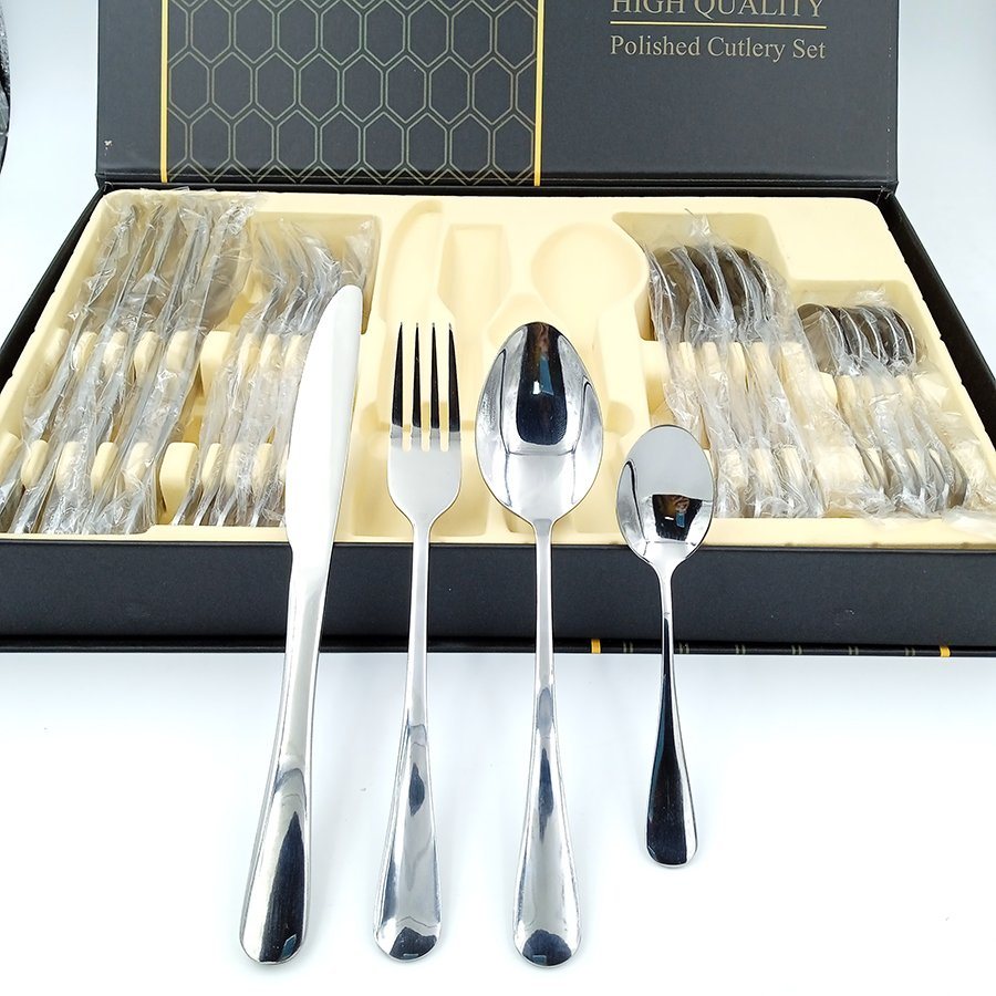 2021 best sell plain handle 18/0 stainless steel tableware set