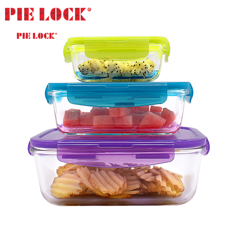 Hot Selling Microwave safe glass school lunch food box