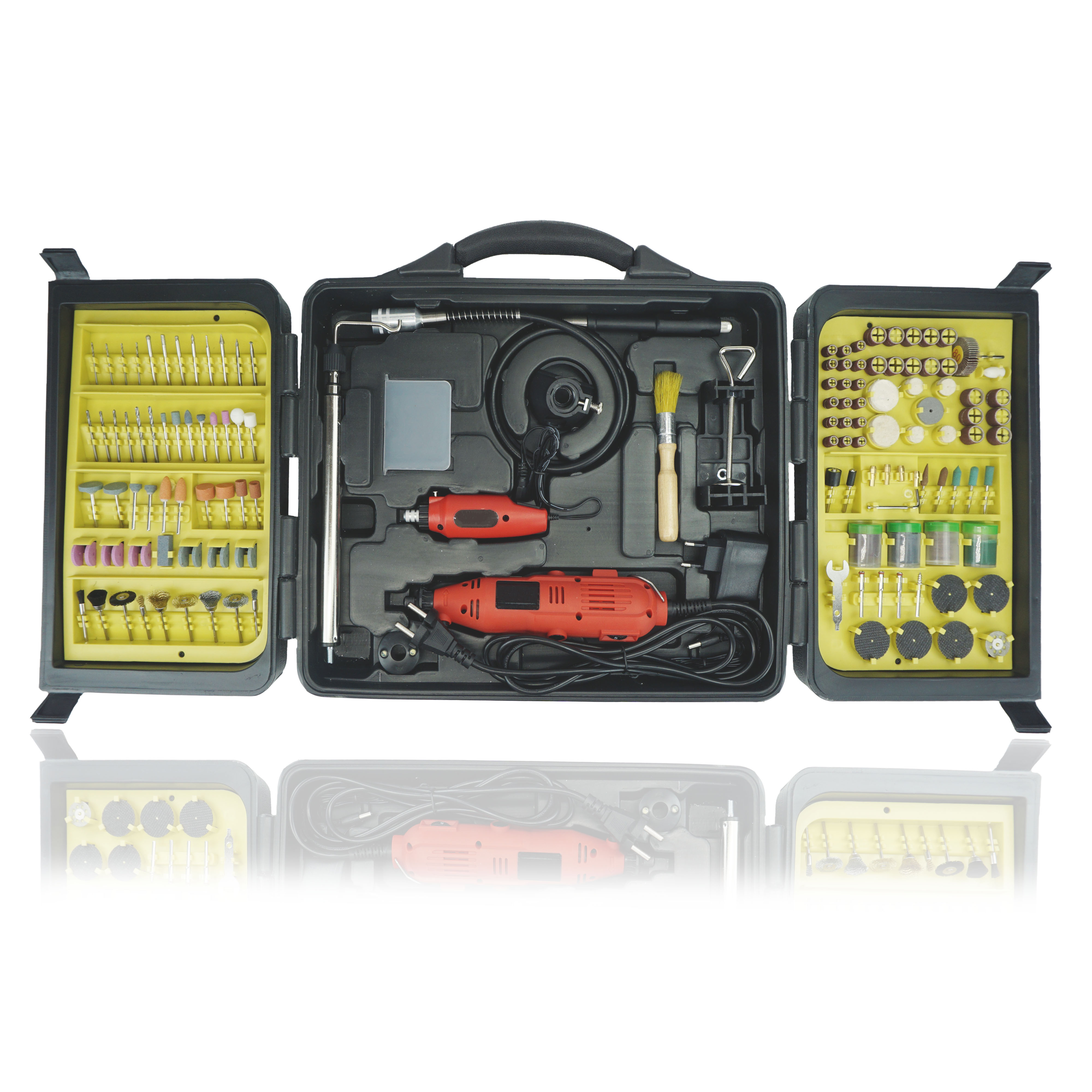 245 PCS Professional Electric Rotary Tool 2 Machines Rotary Tool kit
