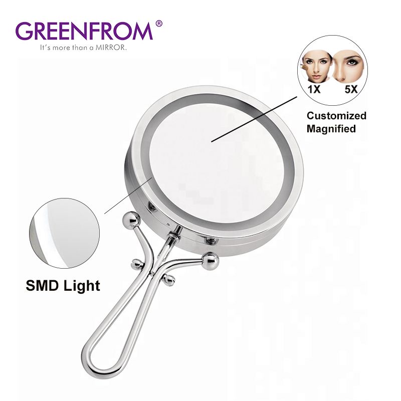 Double Sides Musical LED Mirror with Speaker