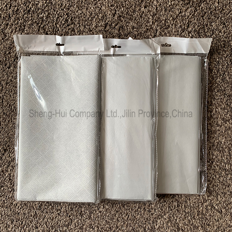 Air laid paper table cloth