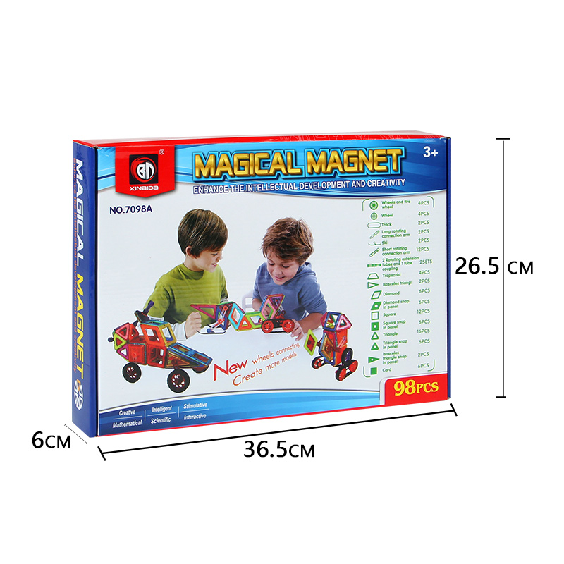 magna tiles toy Blocks Building magnetic tiles for kids