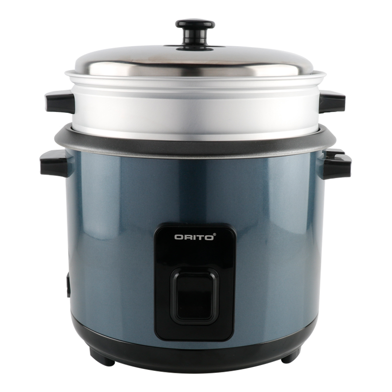 Classical stype automatic home appliance of China factory best quality electric cylinder rice cooker with stainless steel steamer and pot