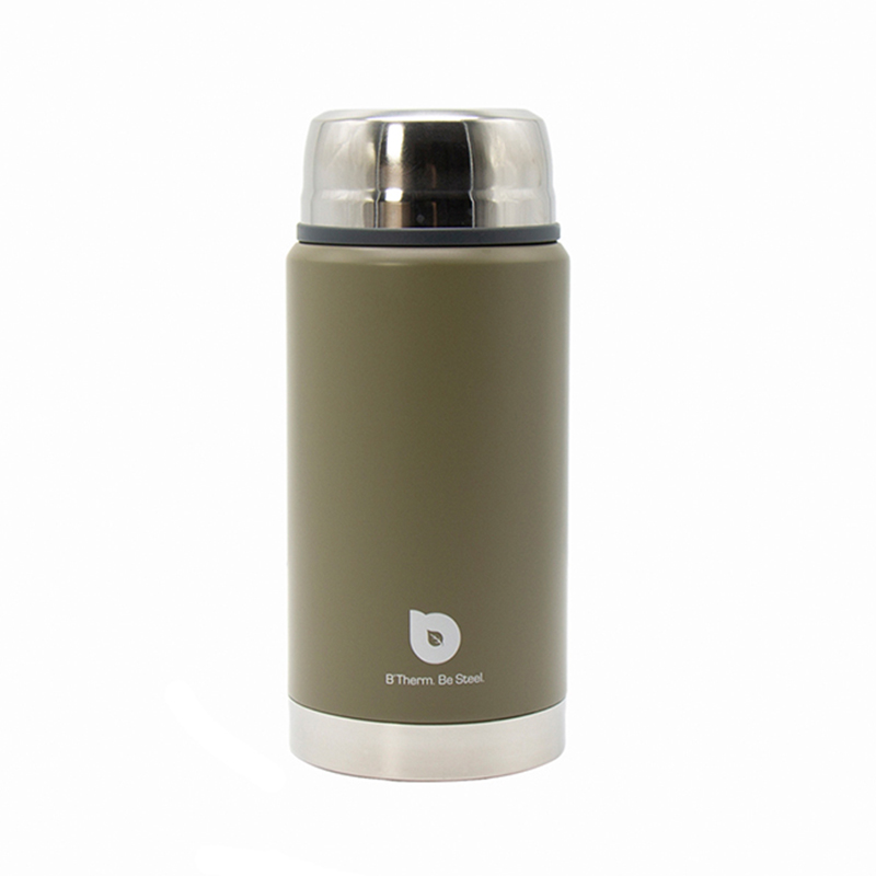 Stainless Steel Wide Mouth Food Jar Thermos Vacuum Food Flask Lunch Container 750 ml 25 oz Olive