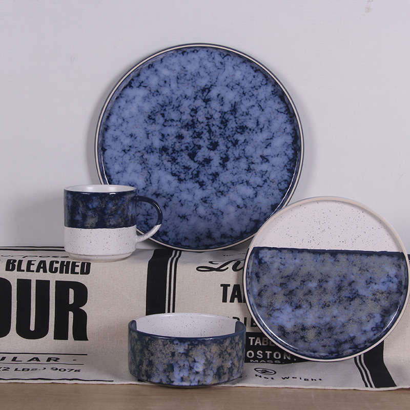 Blue sky 16pcs stoneware dinner set