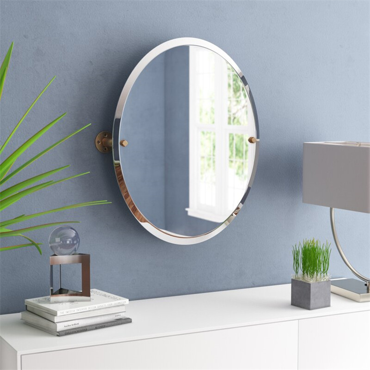 Top quality large mirror glass frameless decorative sliver aluminum bathroom bedroom salon furniture mirrors glass wall