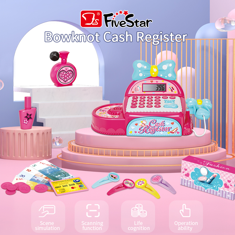 Bowknot cash register toys