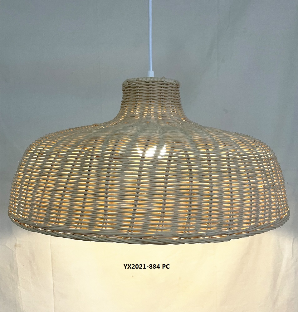 Natural rattan lamp