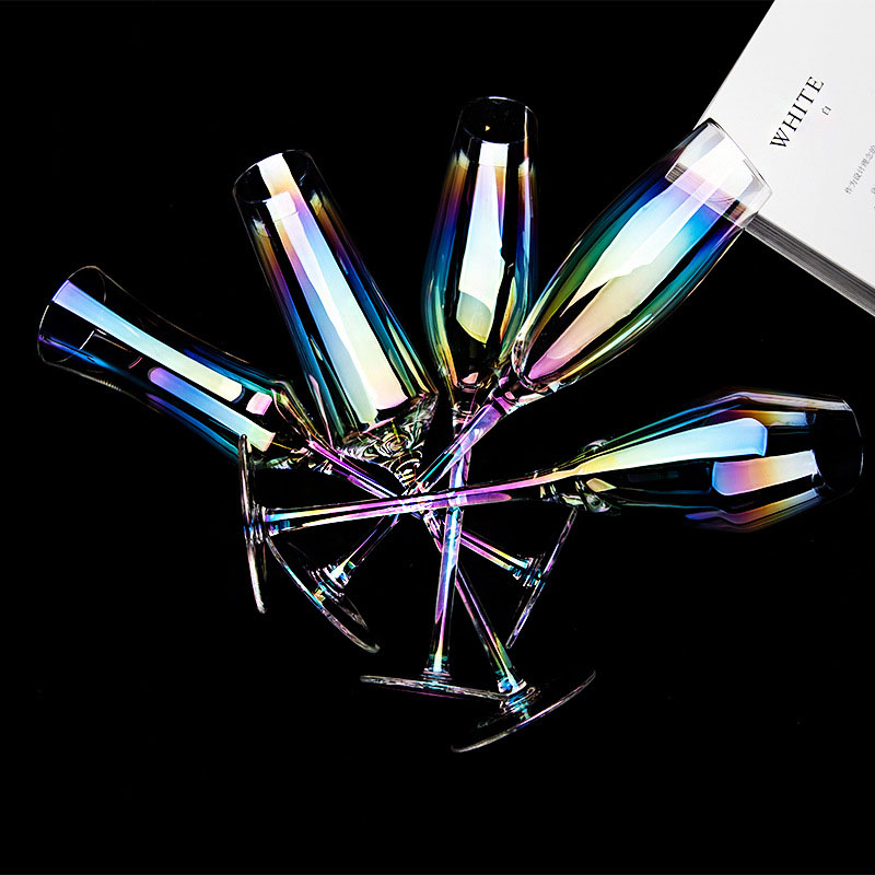 Crystal glass goblet