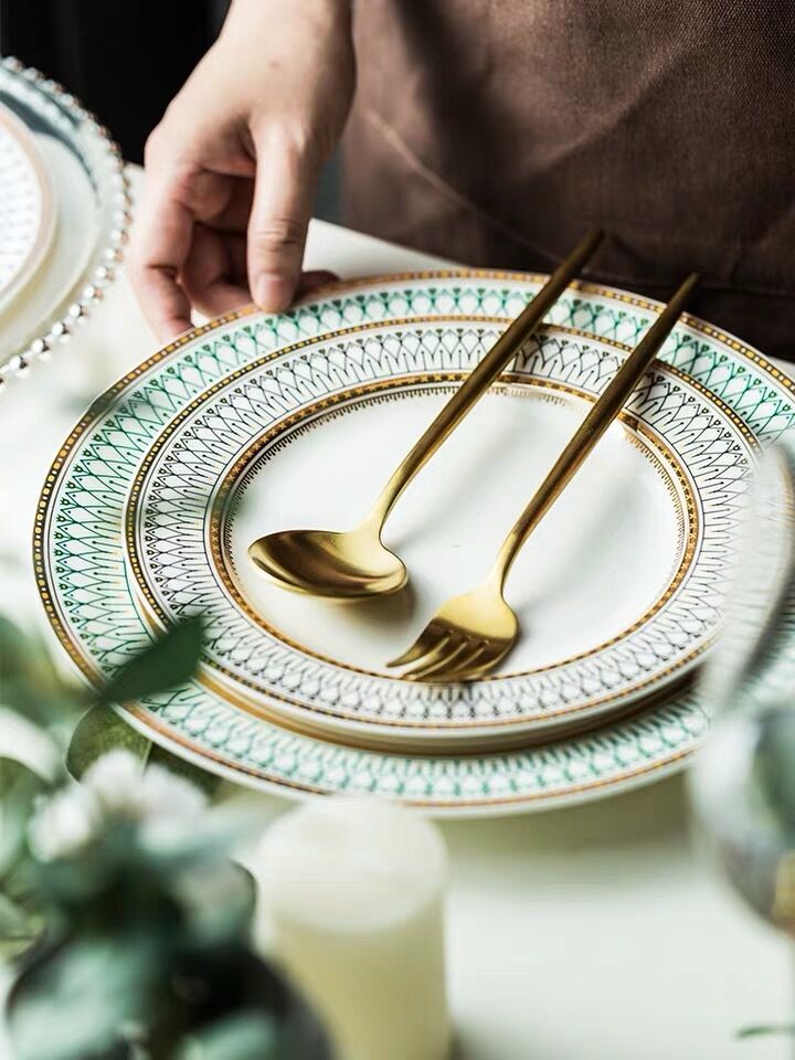new bone china, dinner ware, dinner set, plate