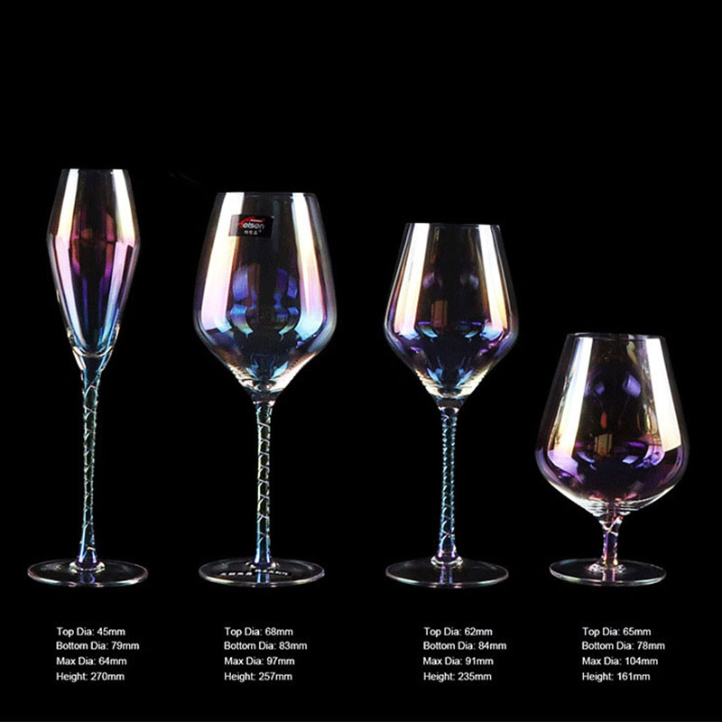 Crystal glass goblet