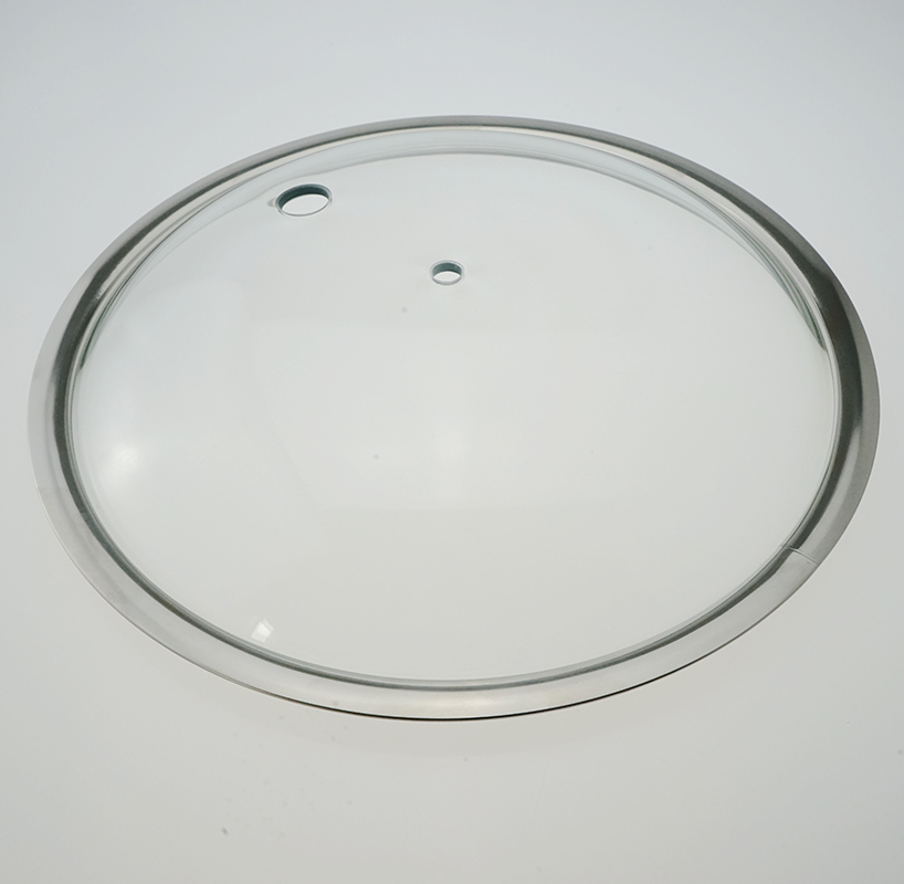 T type high dome tempered glass lid