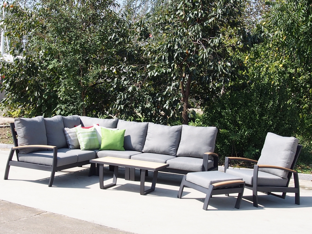 Basel corner lounge sofa set of 6