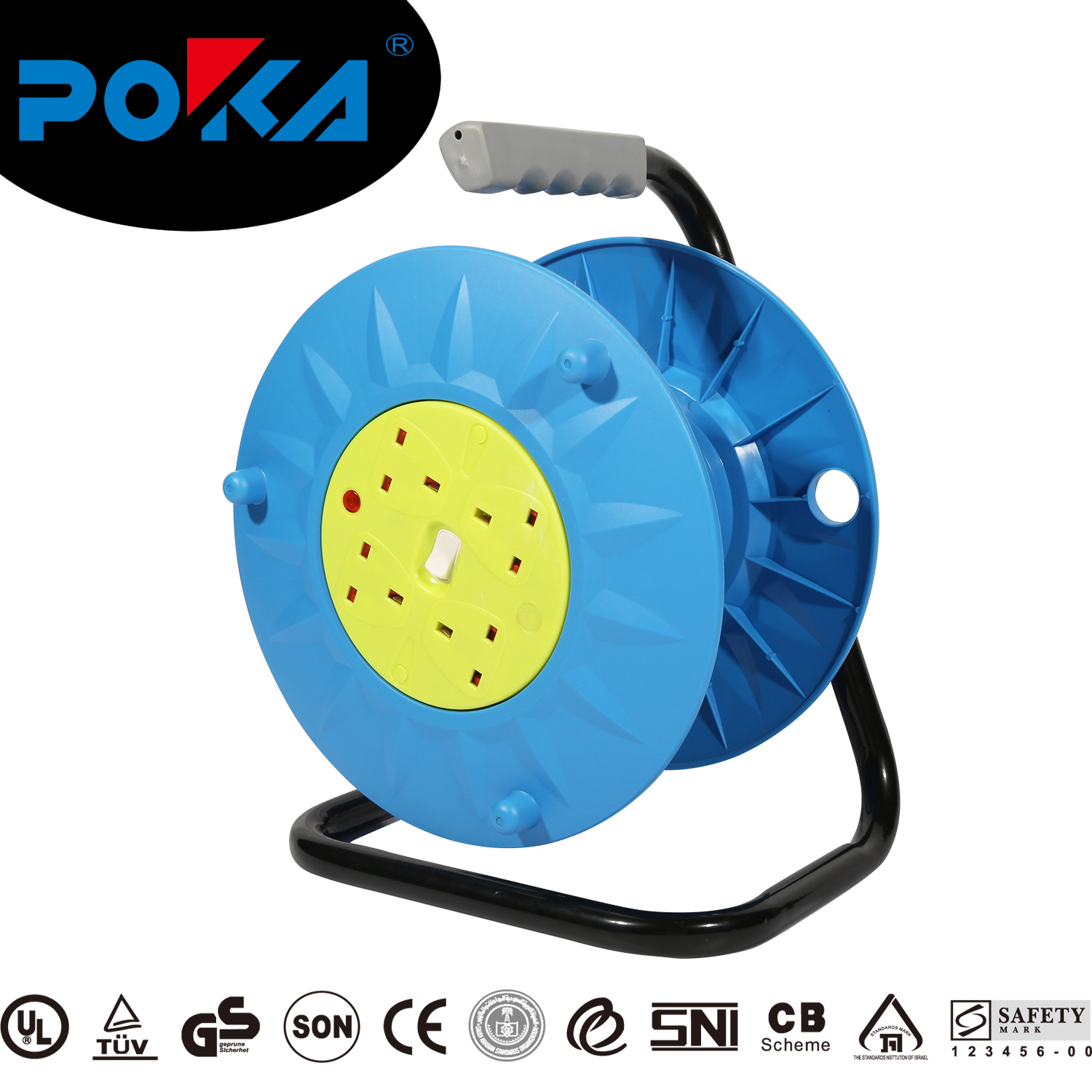 20-50 meters cable reel extension socket