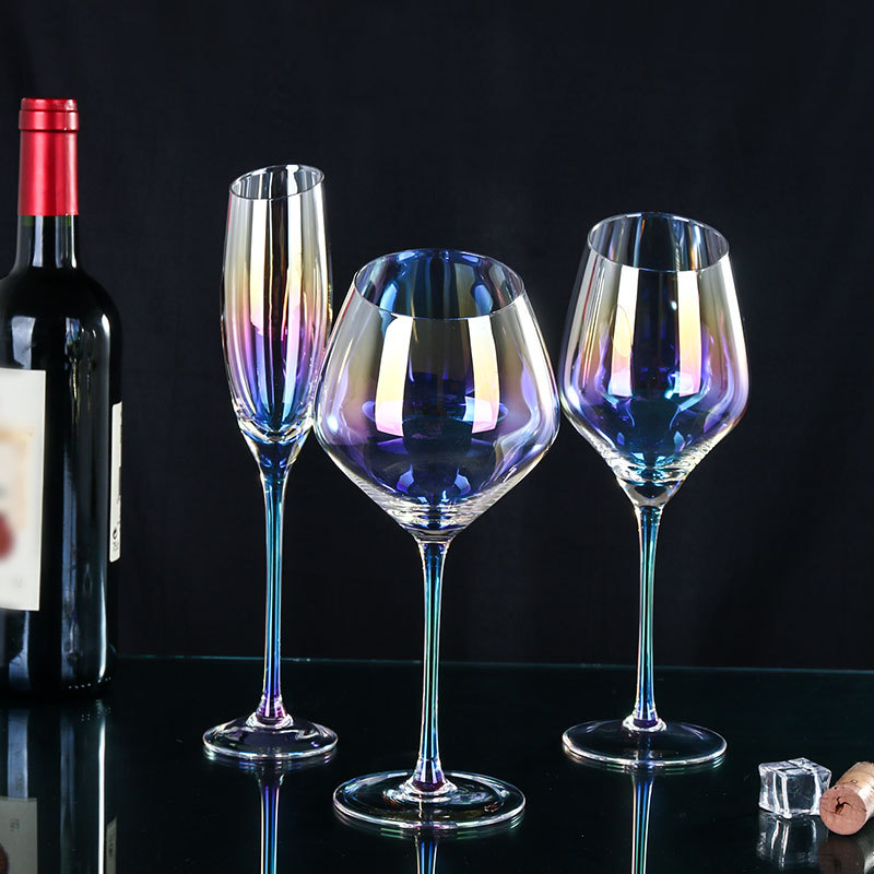 Crystal glass goblet