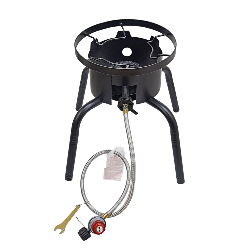 Universal high pressure output single burner