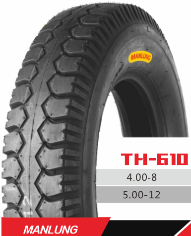 Tricycle Tyre 4.00-8, 5.00-12 Manlung Tire