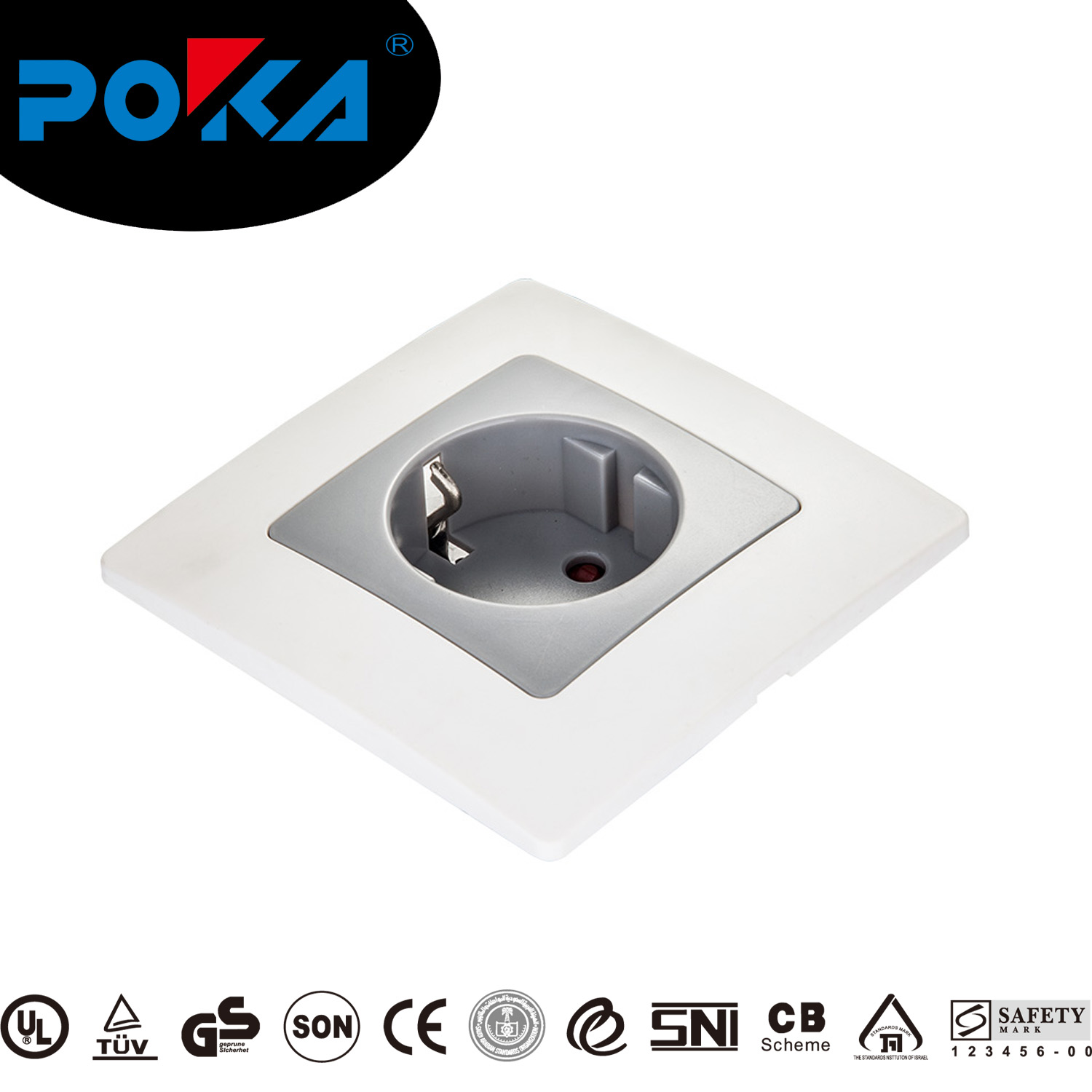 Europe German French SCHUKO wall socket