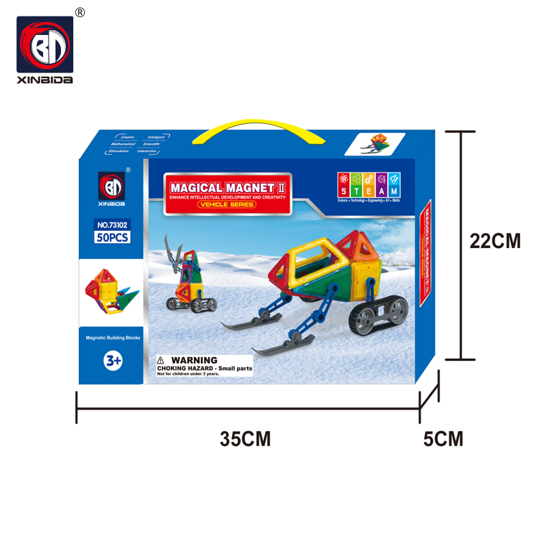 Kids magnet building blocks toys set 3D educational magnetic tiles