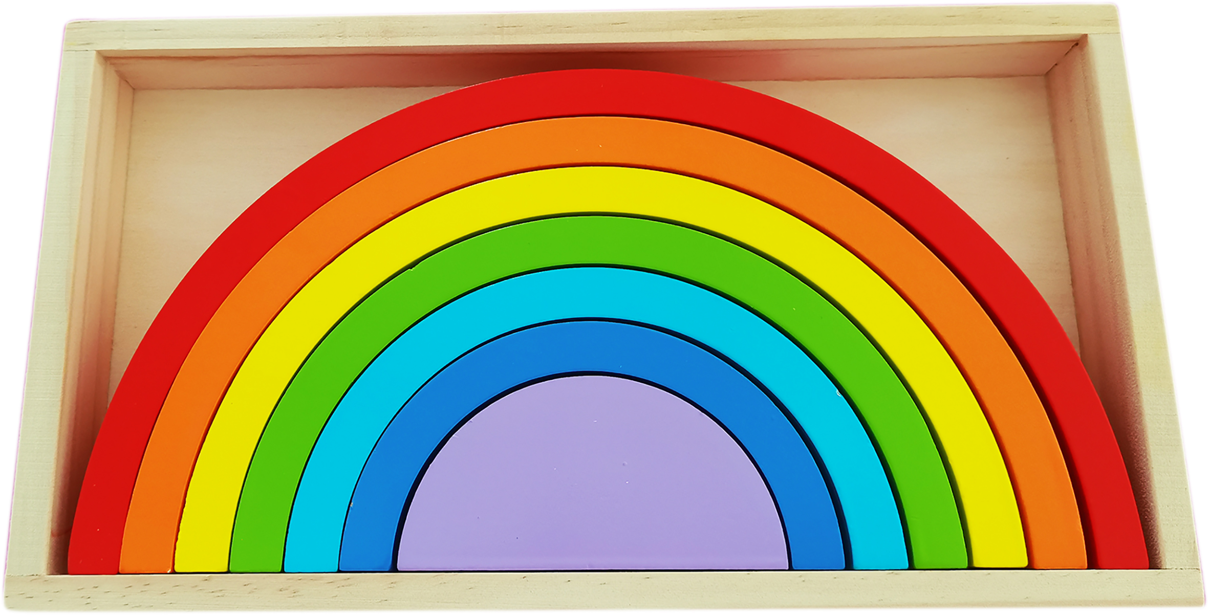 Rainbow in A Wooden Box