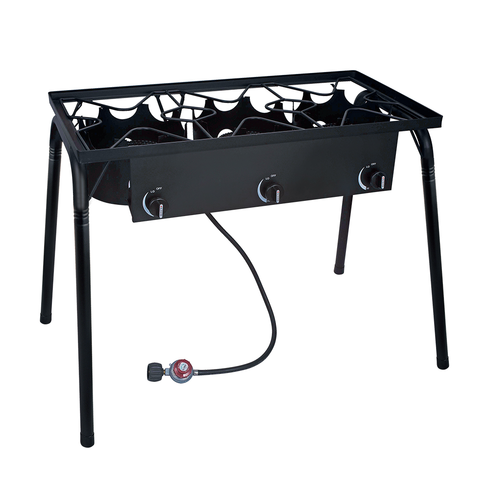 Auto Ignition Three Burner Propane Stove outdoor Cooker