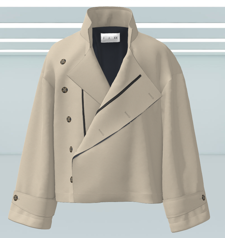 Women's coat short trench coat autum winter parka short coat