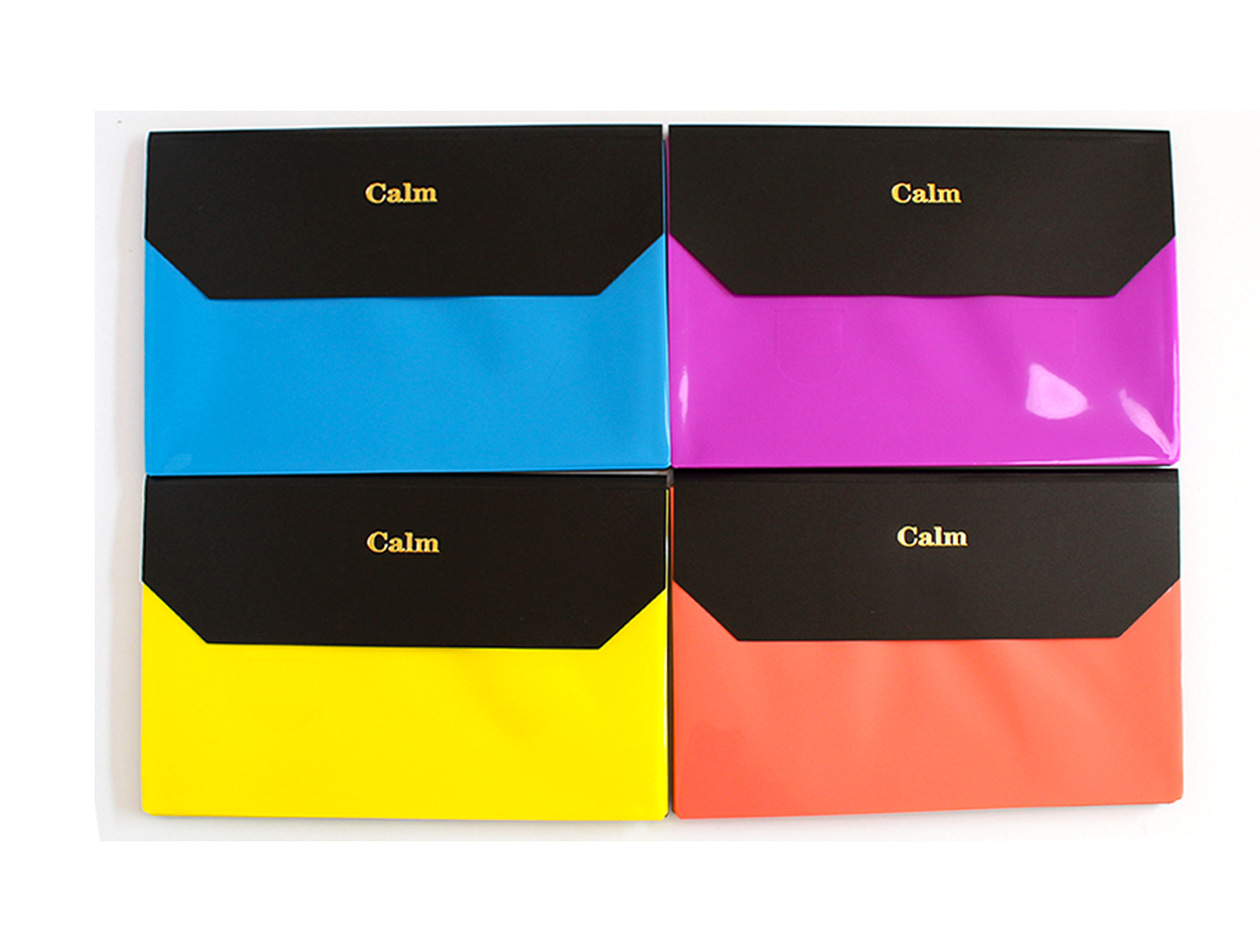 A4 Slide Expanding Files 4 Pocket 2-Tone Design
