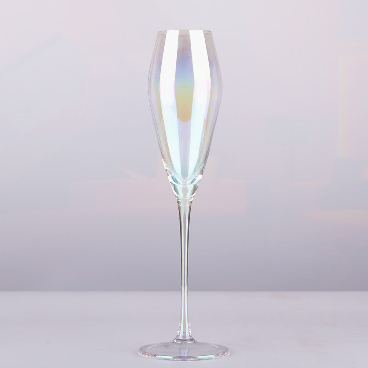 Crystal glass goblet