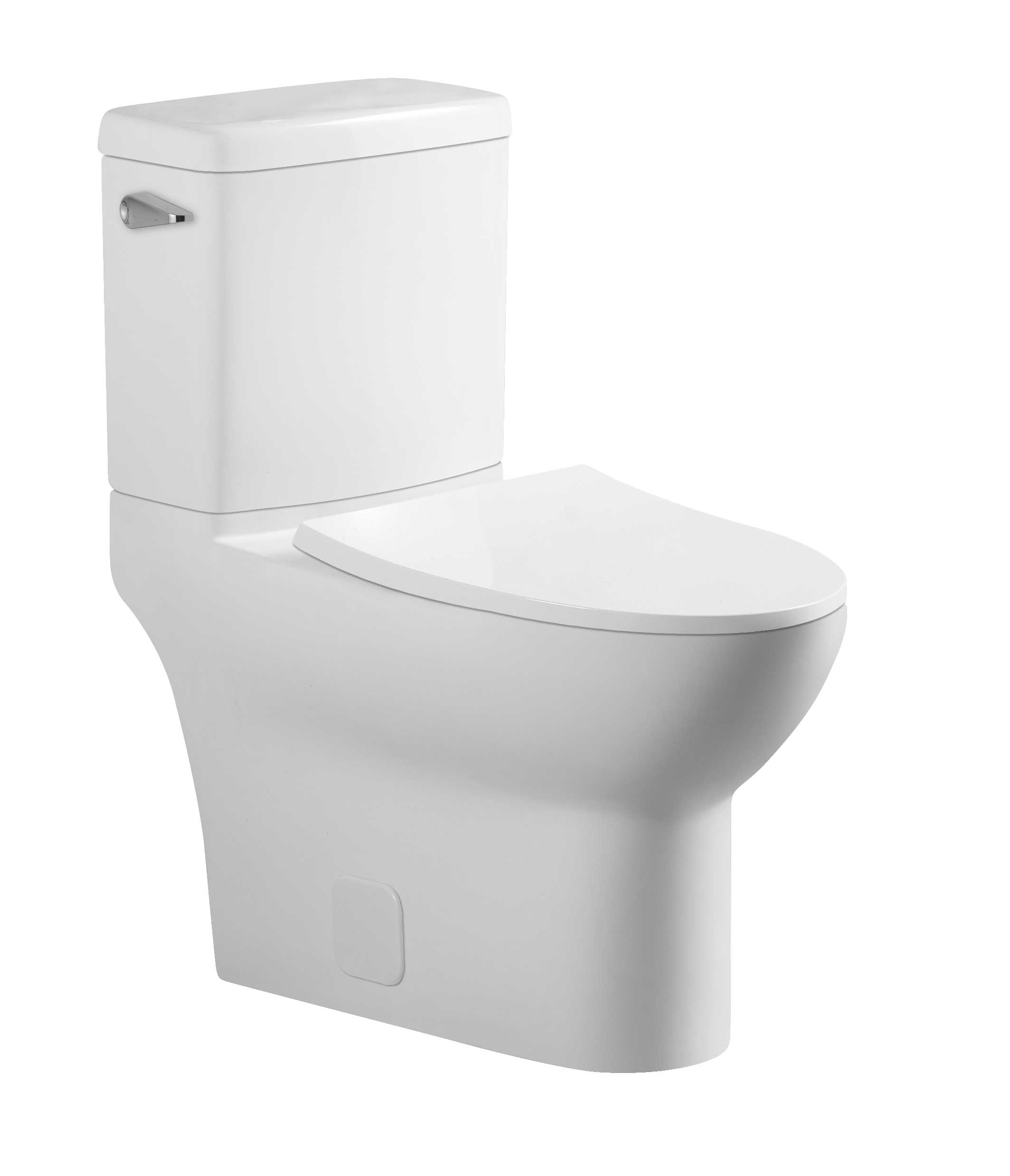 High grade new design single flush cupc two piece toilet