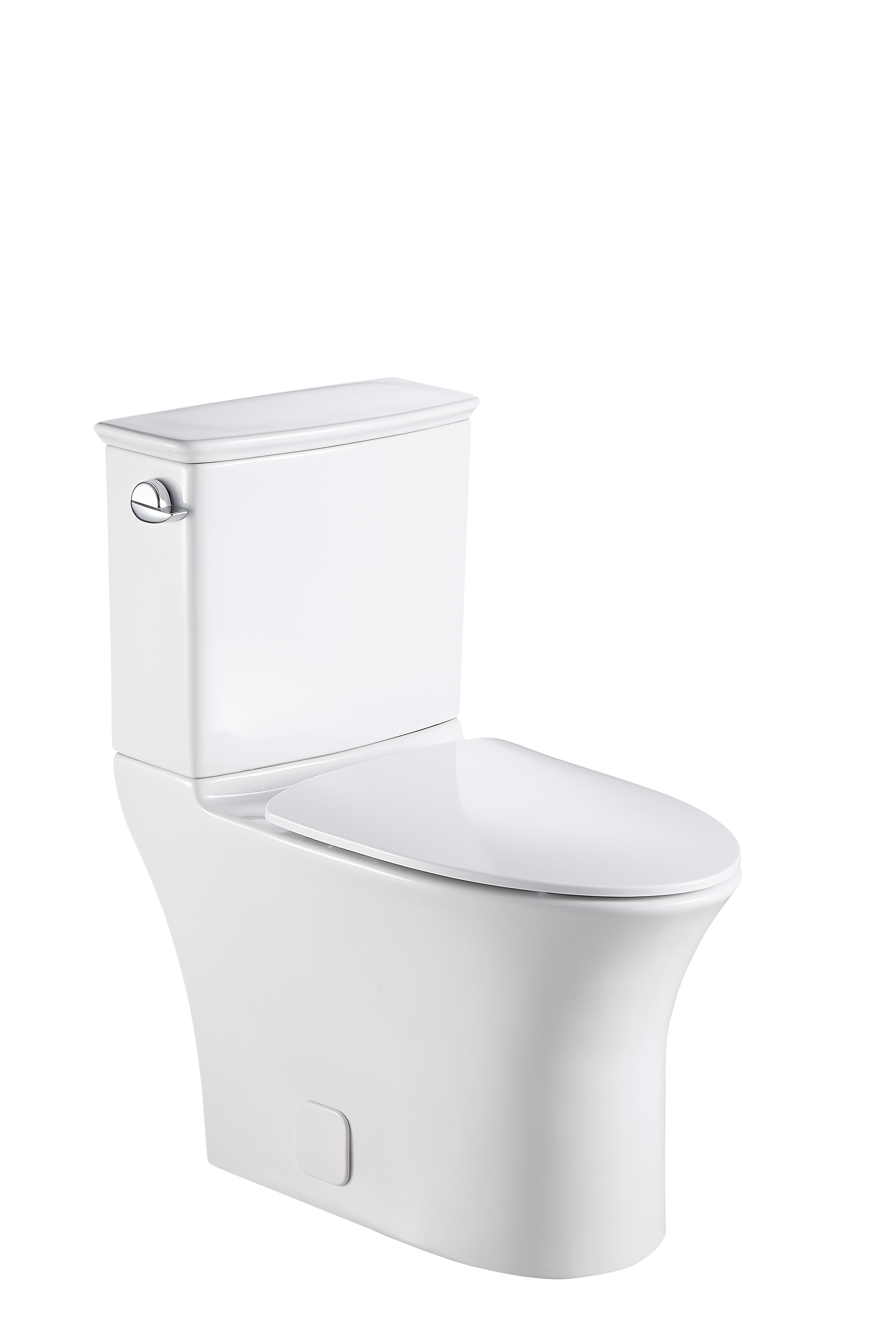 A grade side flush cupc two piece toilet