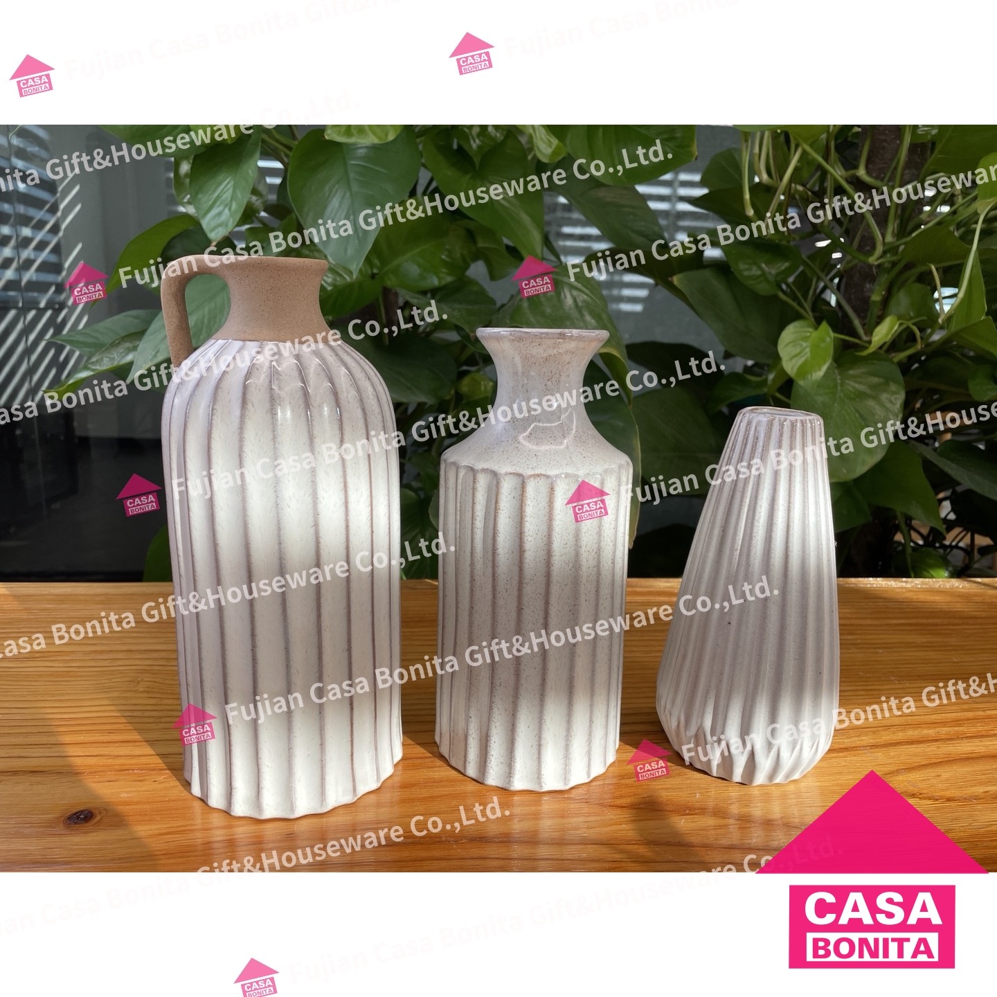 Cement ceramic ware vases
