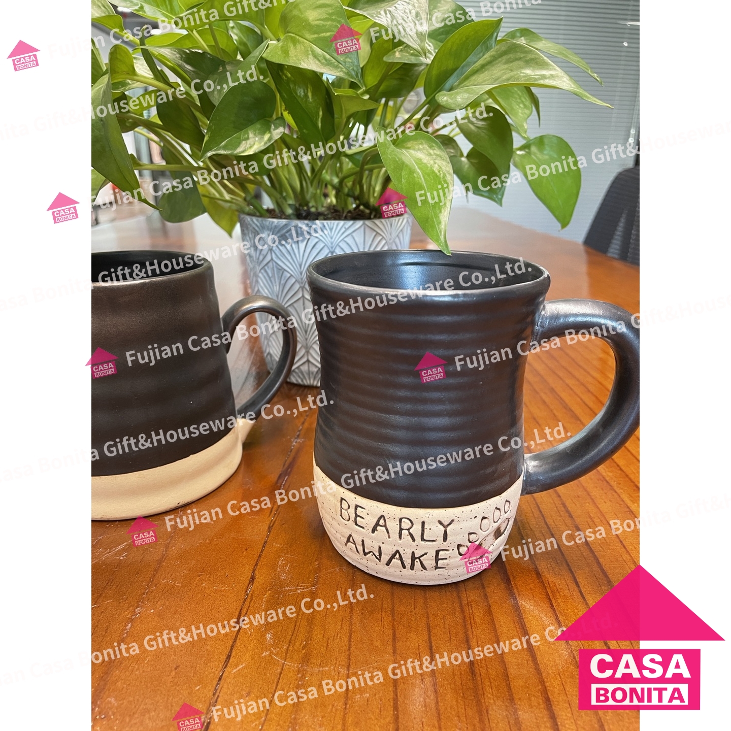 Handmade cup flowerpot
