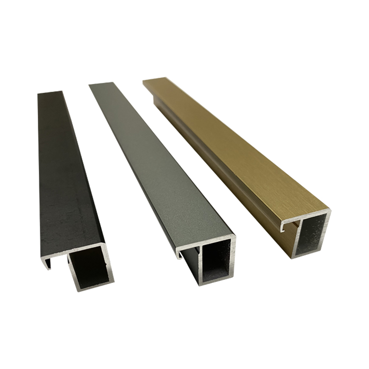 Kitchen G Handle Aluminum Profile For Wardrobe Door And Cabinet