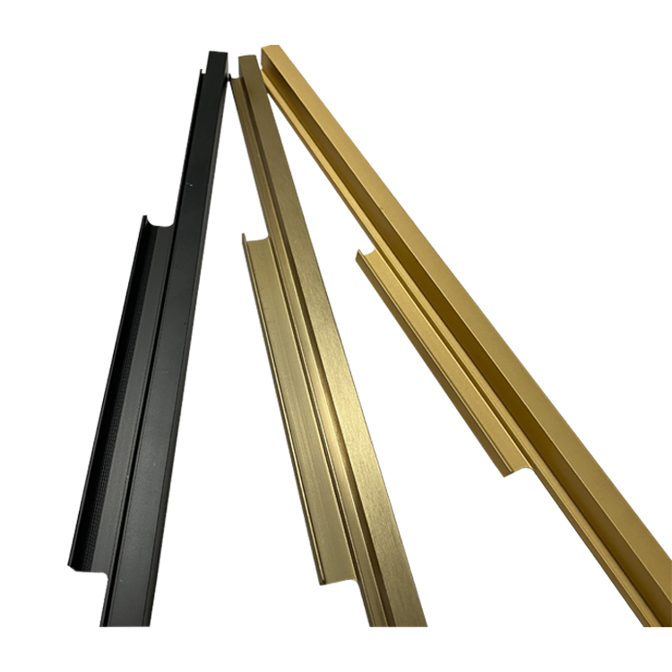 SY Aluminum Alloy Custom Modern Decorative Drawer Cabinet Door Edge Pull